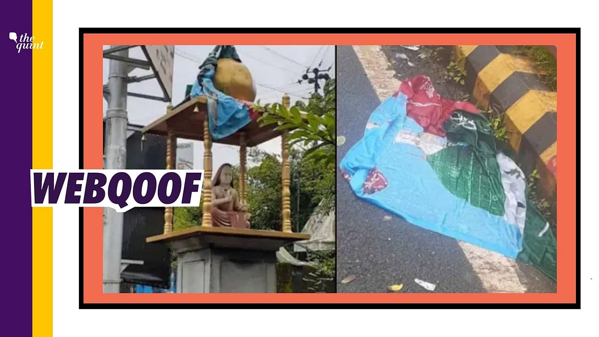 Neither an SDPI flag was placed over Shankaracharya’s statue in Sringeri, nor is the accused a Muslim as claimed by BJP leaders and news reports.