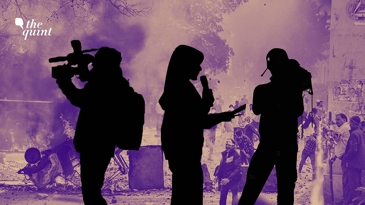 Three journalists who were reporting on a story related to Delhi riots were attacked by a mob in Bhajanpura.