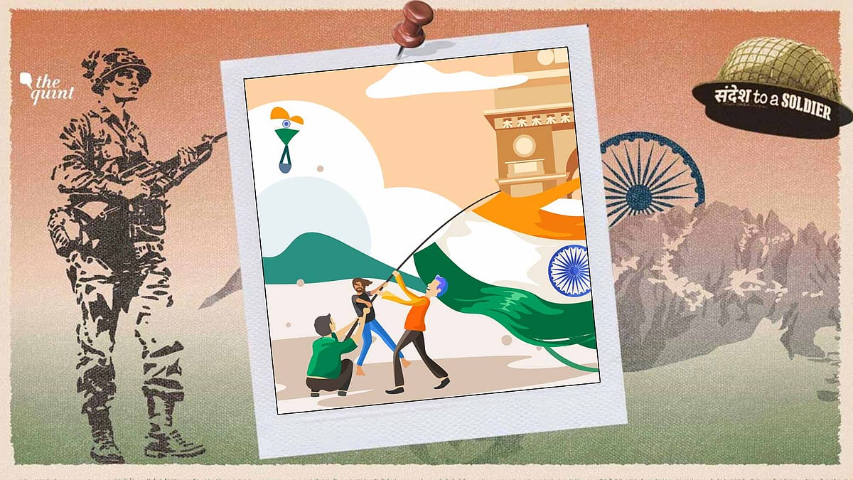 Citizens from different parts of the world send their sandesh to a soldier on Independence day.