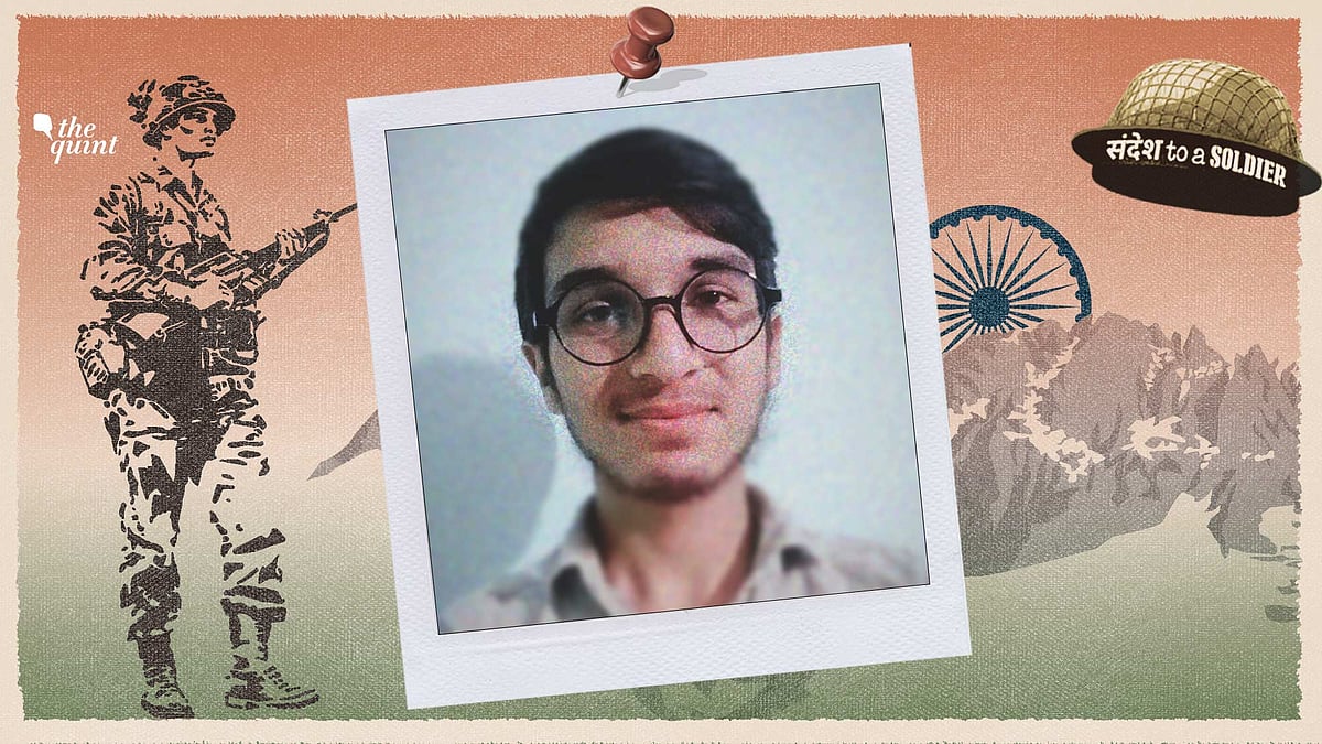 Aman Sharma From Himachal Pradesh sends his sandesh to a soldier
