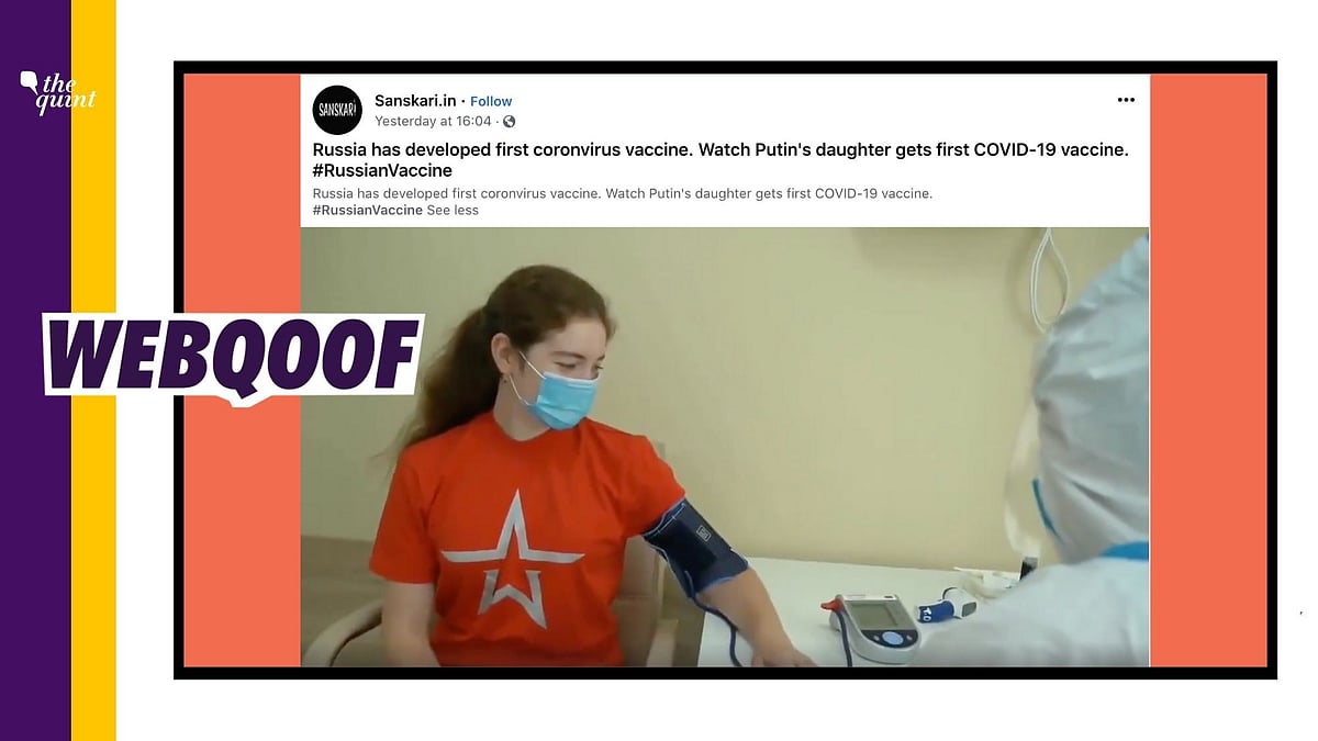 This video shows a young volunteer who took part in the clinical trial for the vaccine in the country.