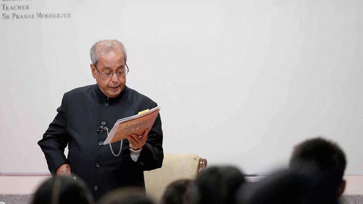 Former President Pranab Mukherjee.