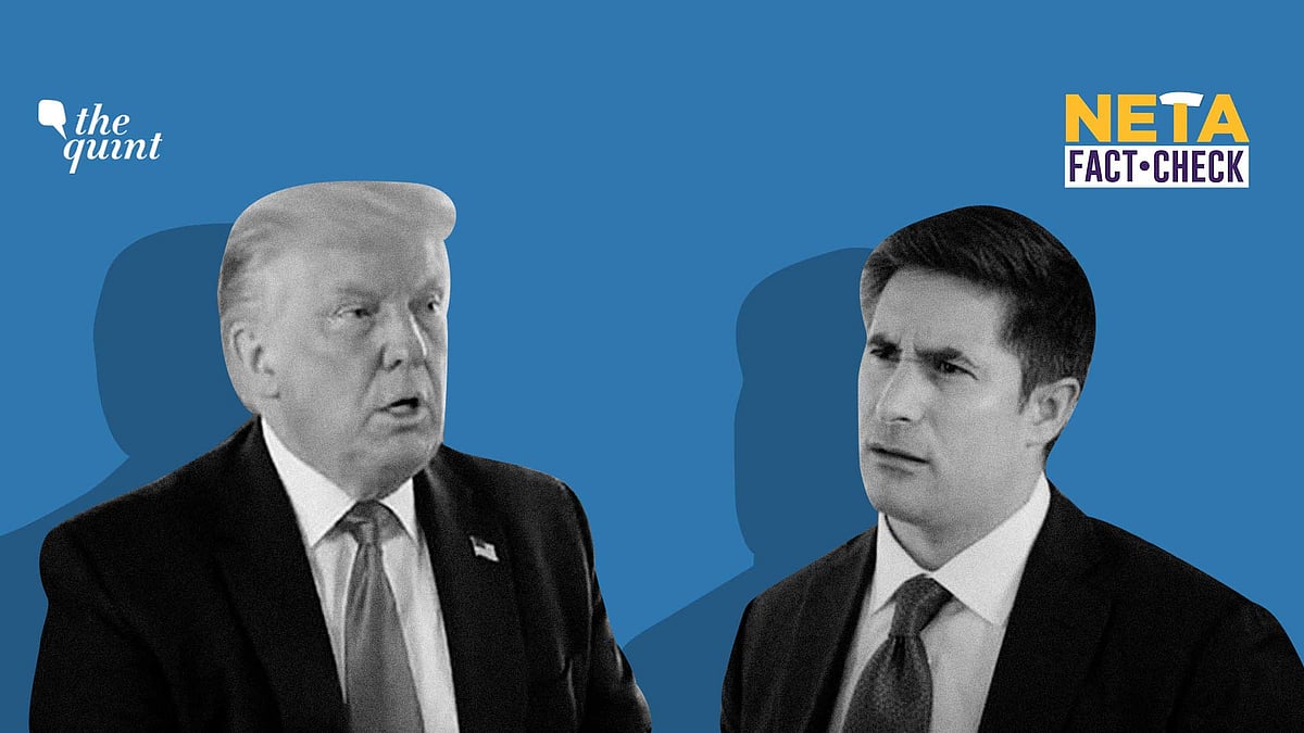 Journalist Jonathan Swan interviewed the US President Donald Trump at the White House for an American news website, Axios.