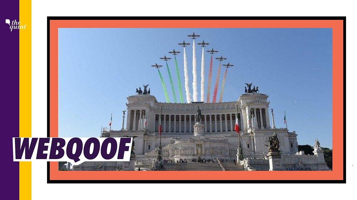 The video is of Italy’s Republic Day in 2018 and not from France.