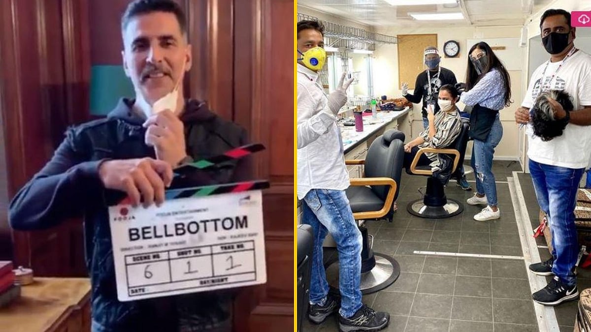 Team 'Bell Bottom' began their shoot.