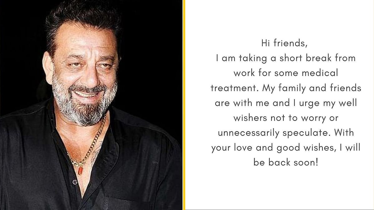 Sanjay Dutt shared the news on social media.