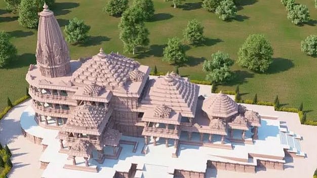 Proposed model of the Ram temple. Image used for representation.