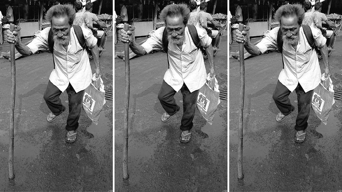 Gambhir Singh, photographed on the streets of Bandra around 2018.