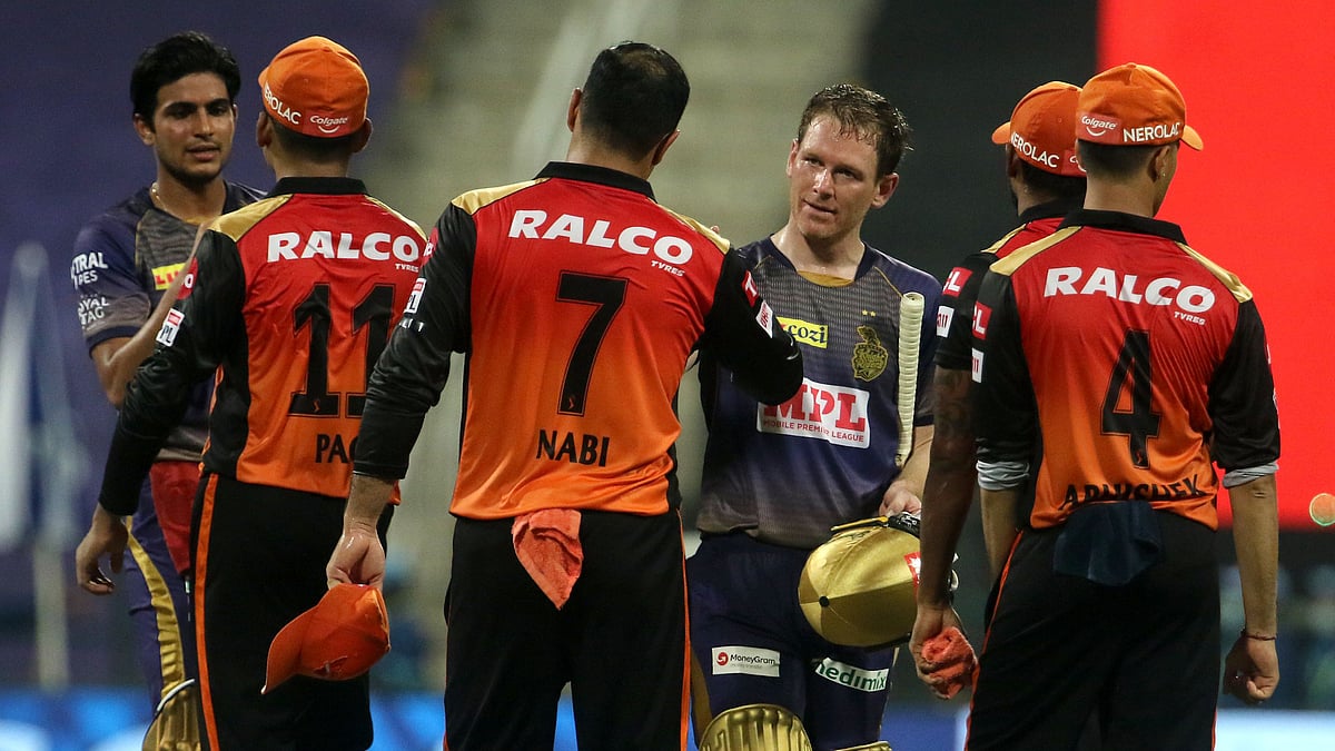 The updated IPL 2020 points table after KKR’s win over SRH in Abu Dhabi on Saturday, 26 September.