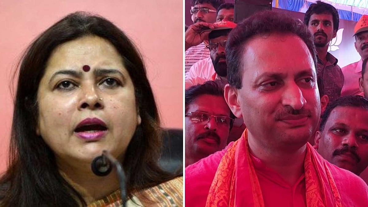 BJP’s Meenakshi Lekhi and Anant Kumar Hegde.&nbsp;