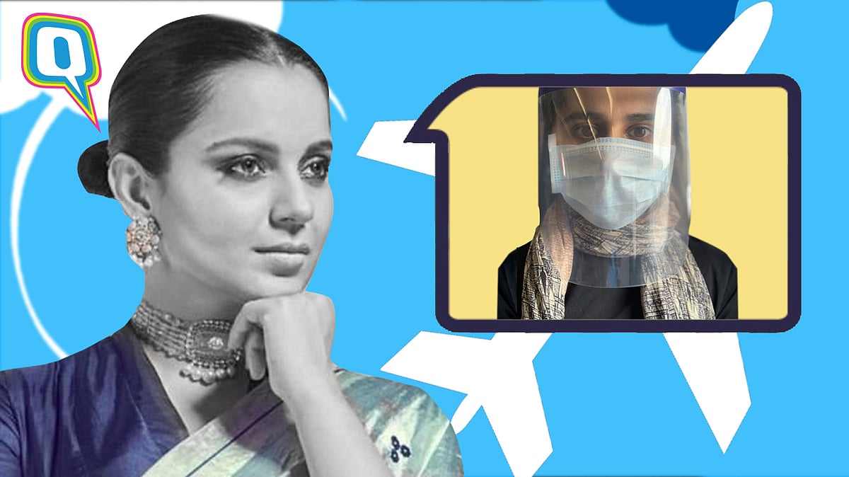 Flight mein fight with Kangana Ranaut.