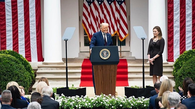 US President Donald Trump nominates Amy Coney Barnett for Supreme Court.