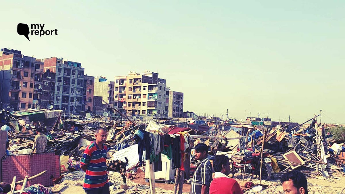 Residents of Delhi’s Batla House have been rendered homeless after a slum clearance drive on 24 September.