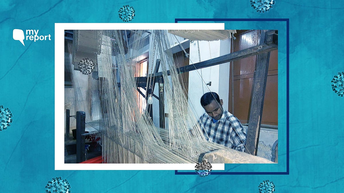 Weavers in Varanasi have been struggling since the past 5 months as they are unable to sell their goods.