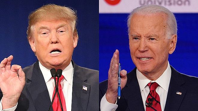 Donald Trump and Joe Biden.
