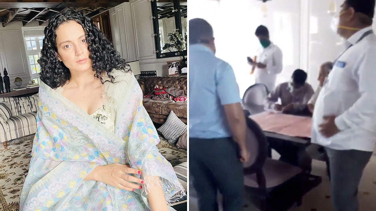 Kangana Ranaut claims BMC has forcefully taken over her office. 