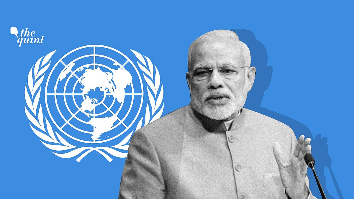 PM Modi spoke of achievements, laid out complaints and put out promises linked to India’s non-permanent membership of the UNSC next year. 