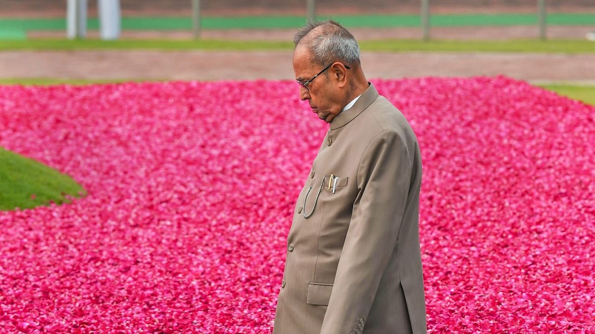 Former President Pranab Mukherjee. 