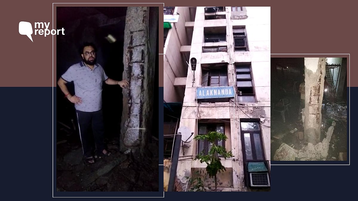 The Alaknanda Tower in Ghaziabad is a pitiable condition.