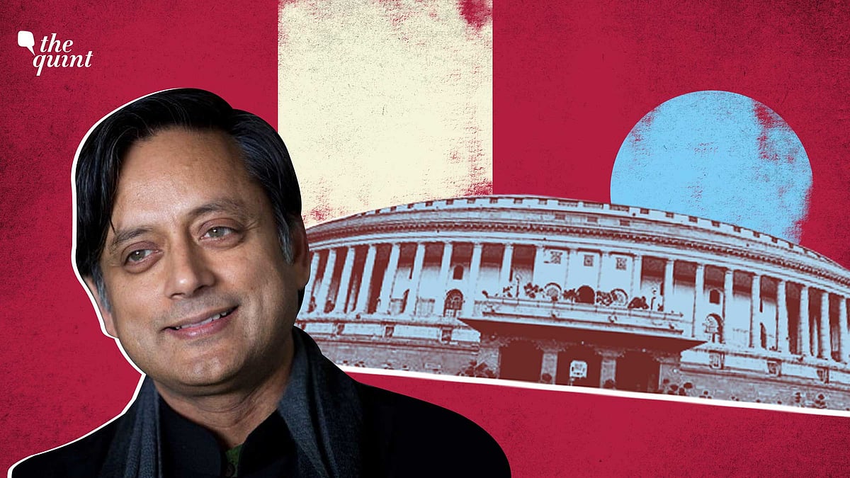 Image of Dr Shashi Tharoor and the Parliament of India used for representational purposes. 