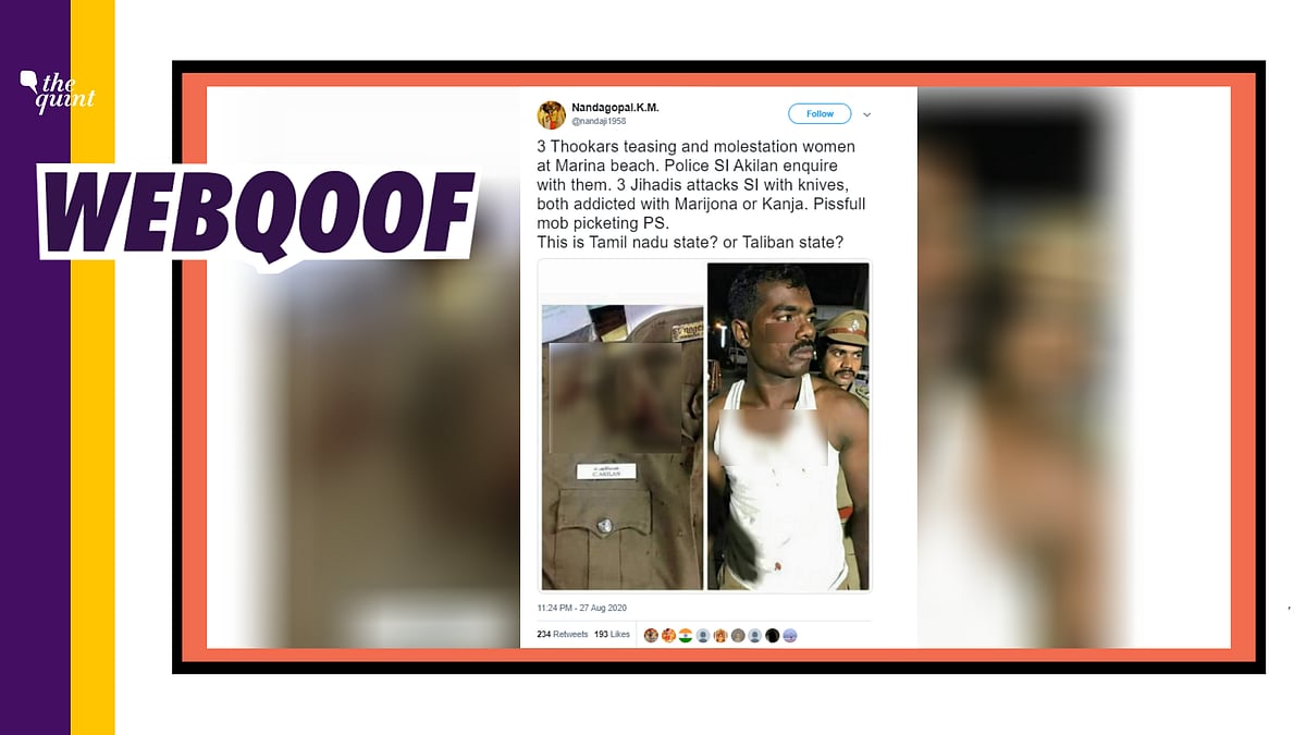 The incident took place in 2017 and has resurfaced with a false communal spin.