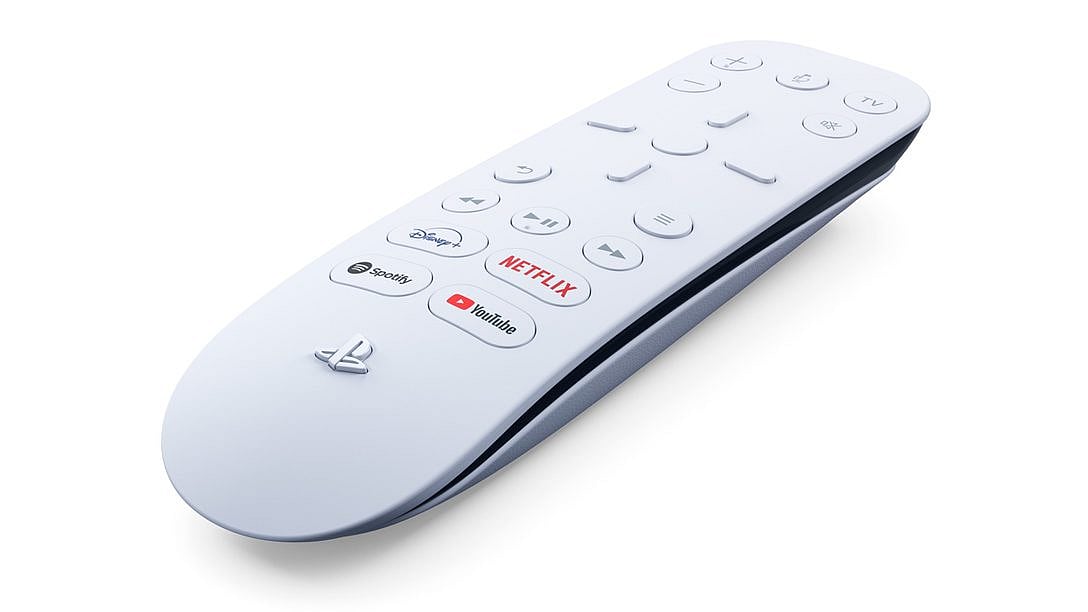 The new Sony PlayStation Media Remote which will launch with the PlayStation 5.