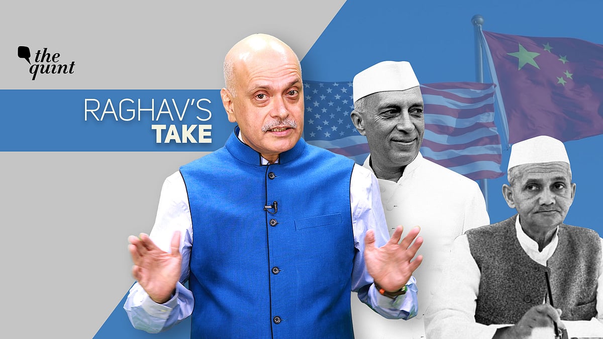 Image of Raghav Bahl (Centre) – Pandit Nehru & Lal Bahadur Shastri – used for representational purposes.