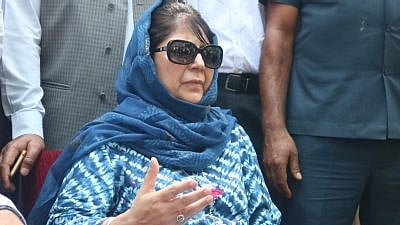 Former Jammu and Kashmir (J&K) Chief Minister and Peoples Democratic Party (PDP) leader Mehbooba Mufti. 