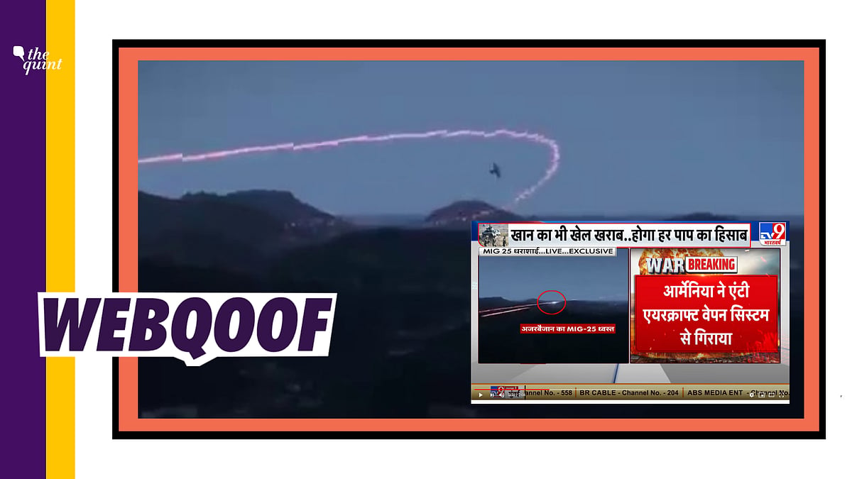 An old simulation from the video game, ARMA 3, is being shared as a clip of Azerbaijan-Armenia conflict.