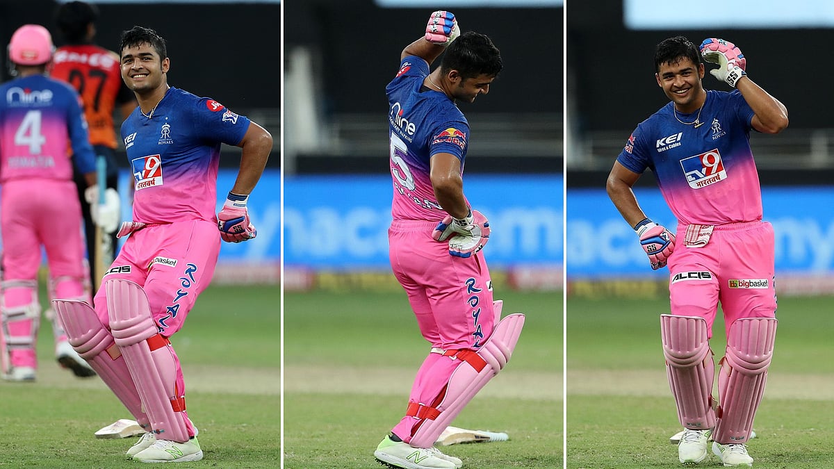 Rajasthan Royals’ batsman Riyan Parag broke into Assam’s folk dance Bihu after hitting the winning six