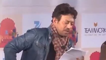 Irrfan Khan Reads Om Prakash Valmiki's 'Thakur ka Kuan'