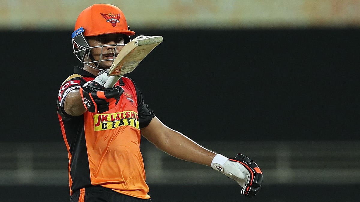 Sunrisers Hyderabad’s Priyam Garg scored his maiden IPL half-century against Chennai Super Kings.&nbsp;