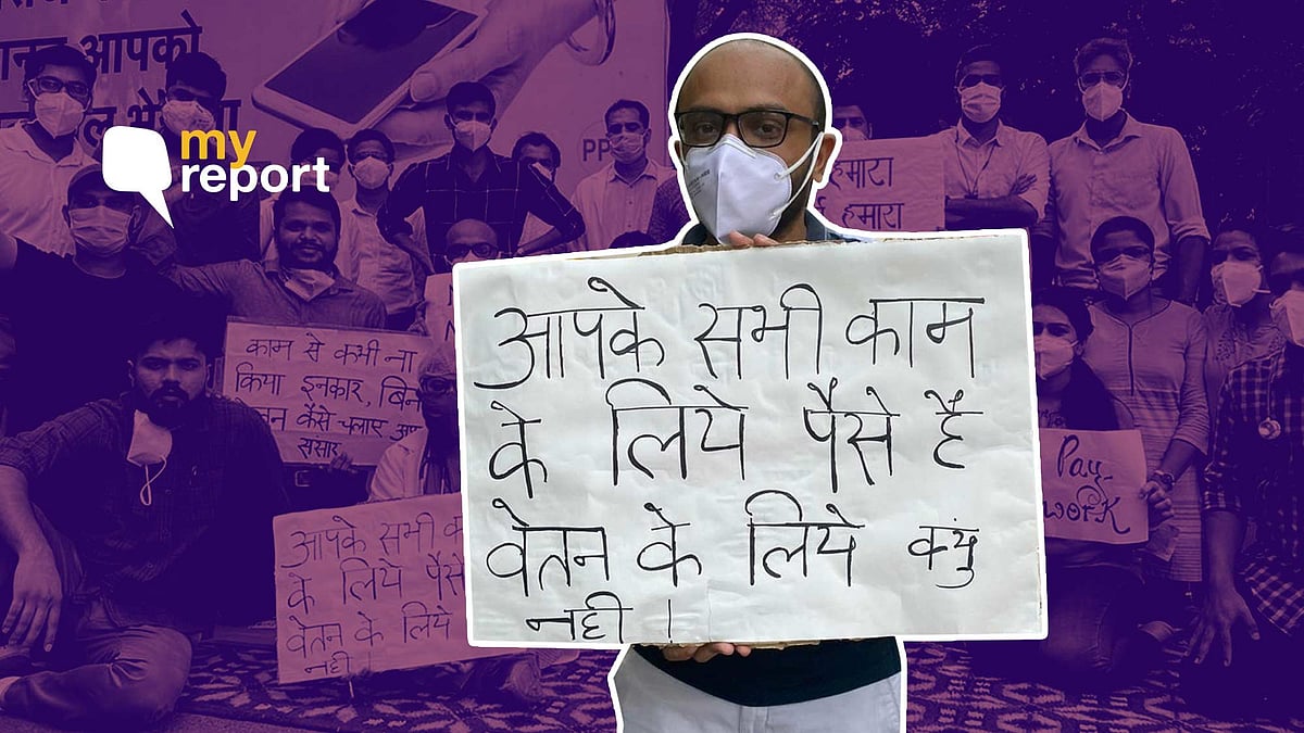 Resident Doctors of Rajan Babu Institute Of Pulmonary Medicine and Tuberculosis (RBIPMT) are on strike from 14 October over the non-payment of salaries.