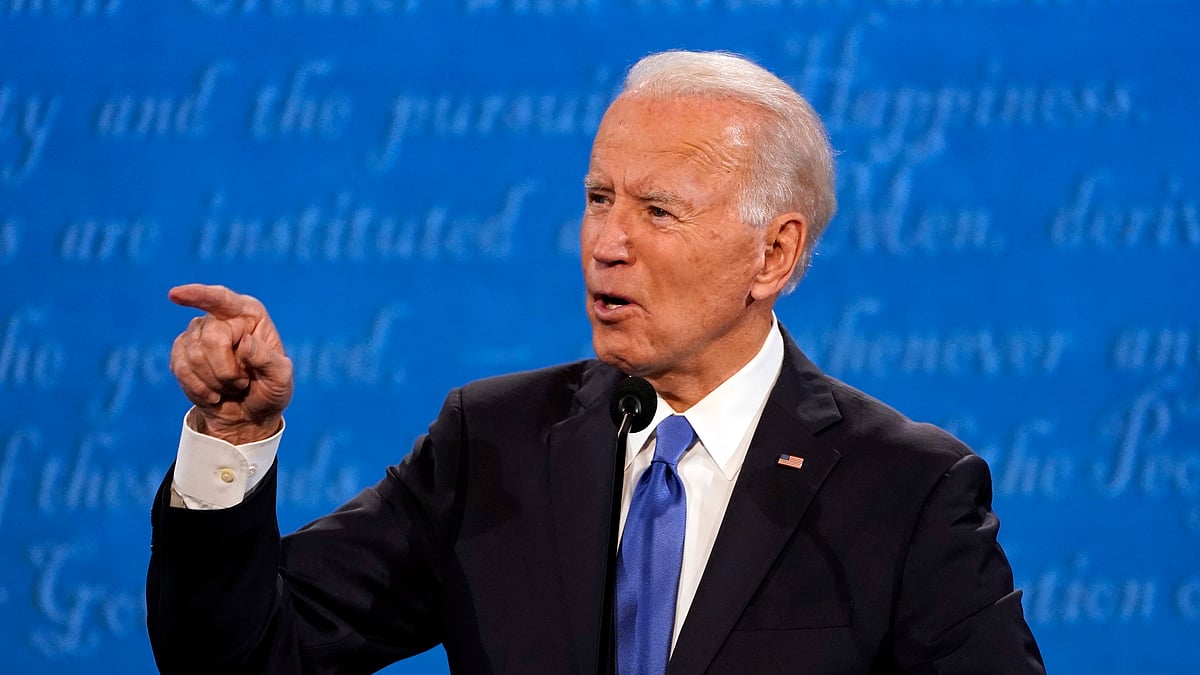 Democratic presidential nominee Joe Biden.