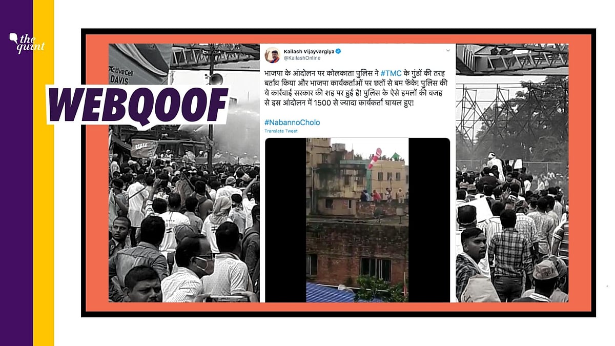 Field reporters confirmed that police threw smoke bombs at the protesters and not actual bombs, as claimed by social media users.