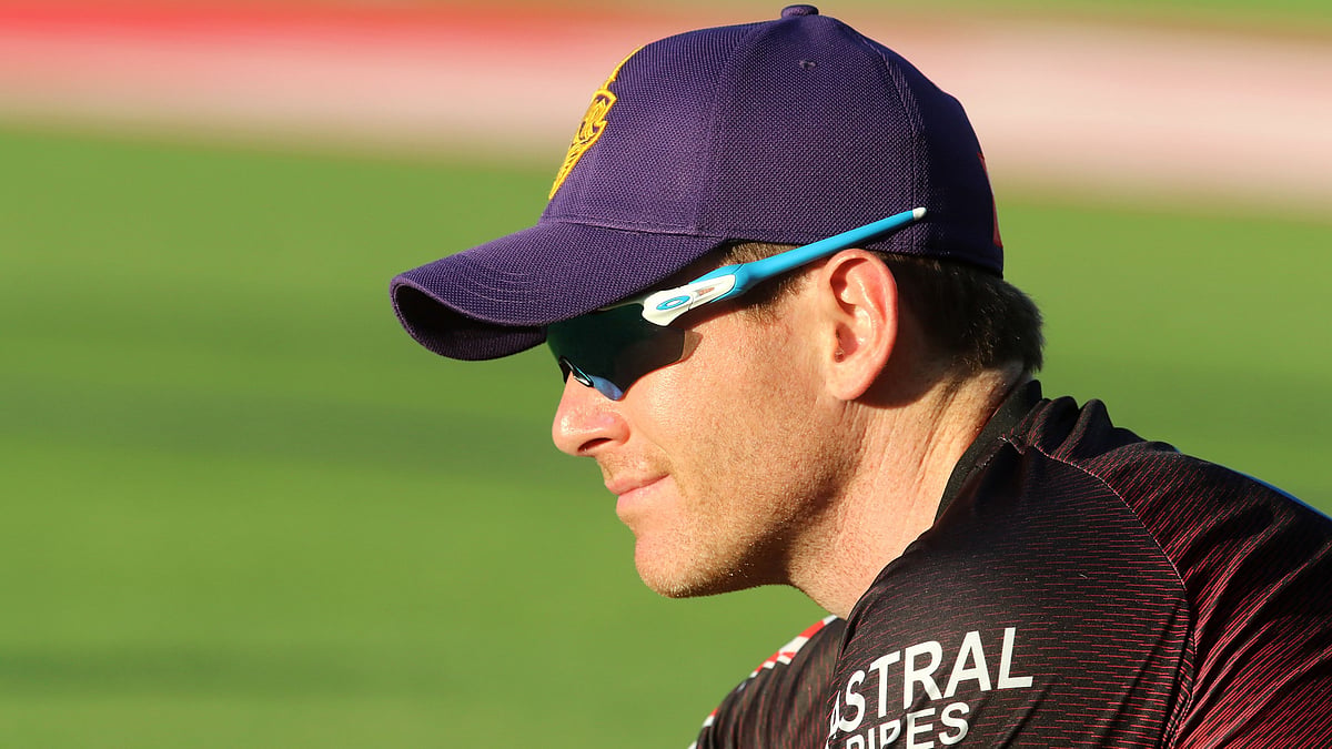 Eoin Morgan was instrumental in helping KKR keep their playoff hopes alive after they won against RR. 