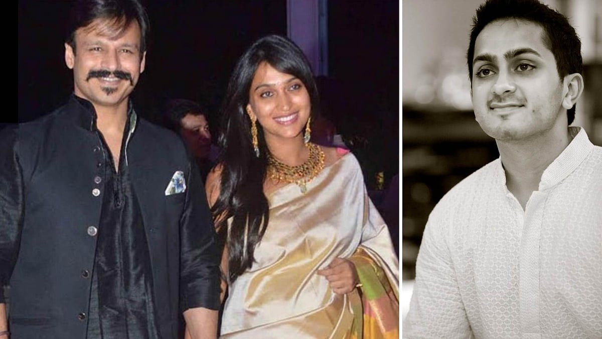  Vivek Oberoi &amp; Priyanka Alva (Left); Aditya Alva (Right)
