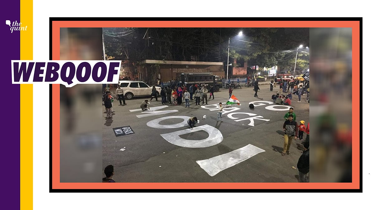 Fact-Check of Bihar Elections 2020: The image is from January 2020, when PM Modi visited West Bengal and anti-CAA protests broke out in Kolkata.