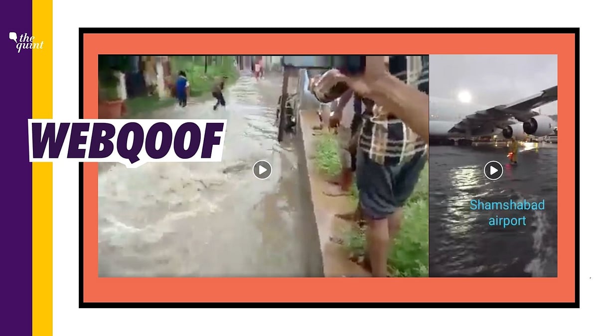 Old and unrelated videos are being circulated on social media to show the current situation of Hyderabad.
