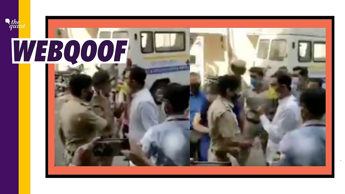 Viral video showing AAP MLA Ajay Dutt has been falsely linked to Congress leader Rahul Gandhi.