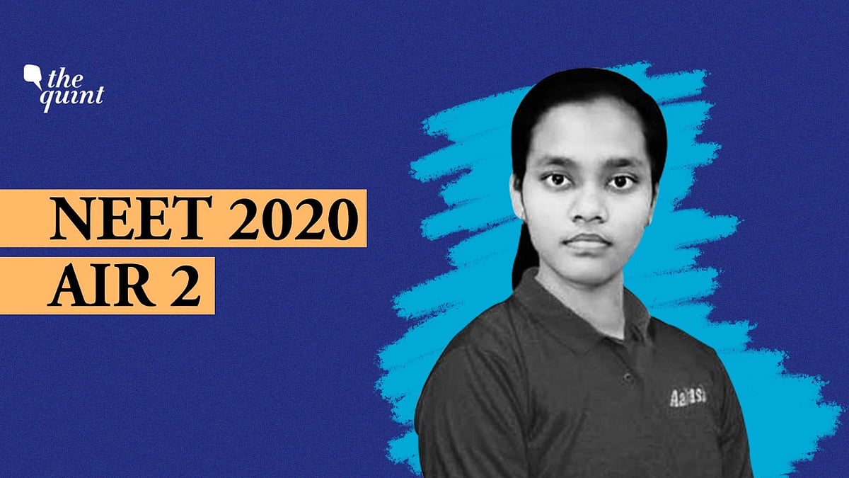Akansha Singh, NEET 2020 Topper from girls and AIR-2 has also scored a perfect 720 &nbsp;