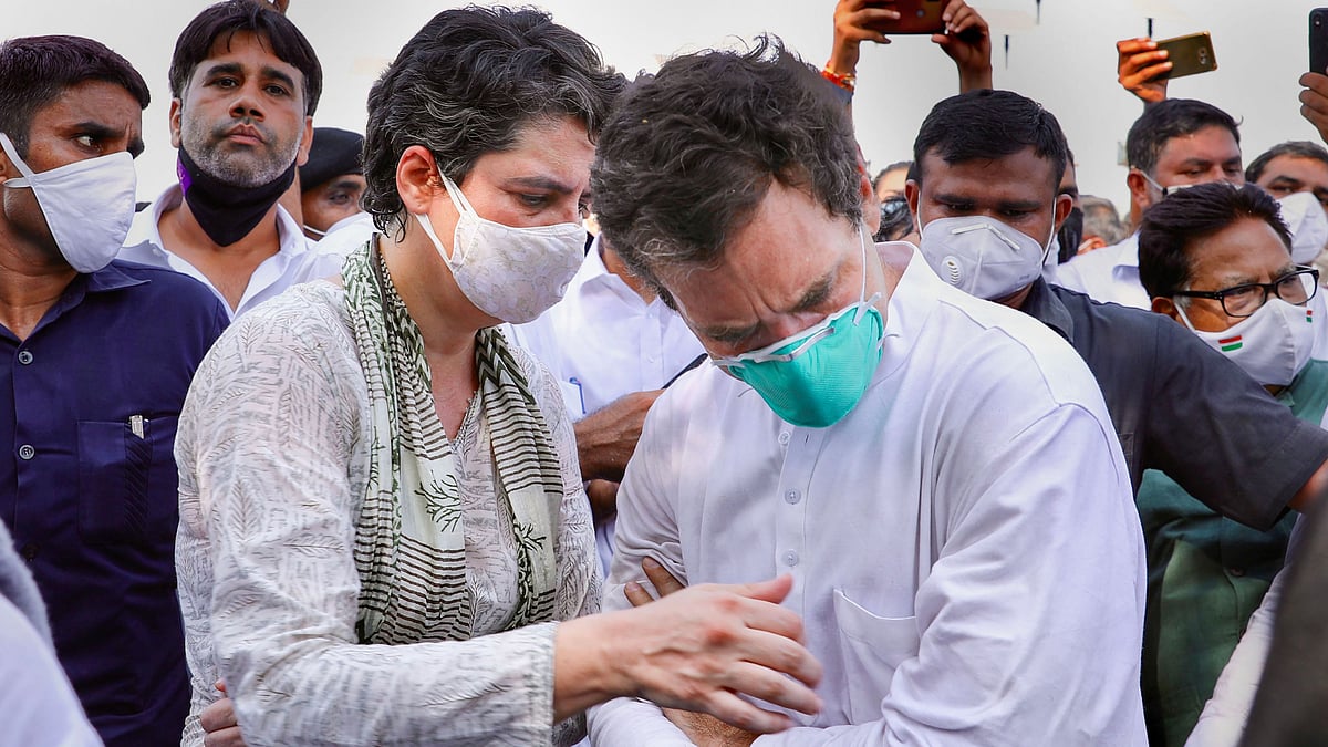 Rahul Gandhi and Priyanka Gandhi