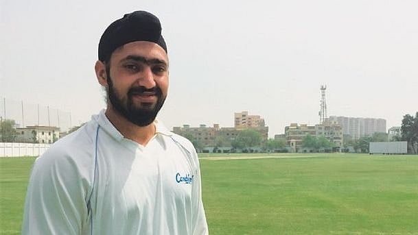 Young Pakistani fast bowler Mahinder Pal Singh dreams of becoming the first person from the Sikh community to represent his country.