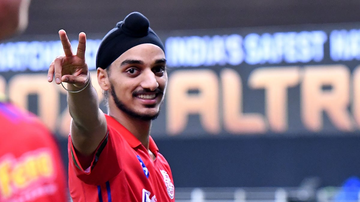 Arshdeep picked 3 wickets for 23 runs in the match against SRH, including 2 wickets in the final over of the match.