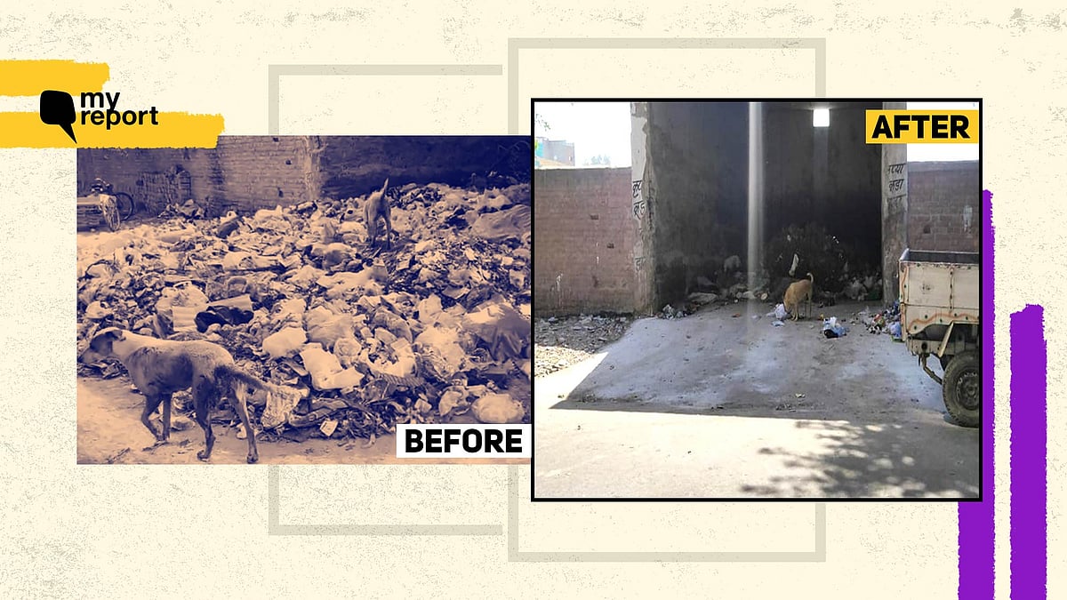 The huge waste dump in Dilshad garden in East Delhi was cleared after the My Report story.