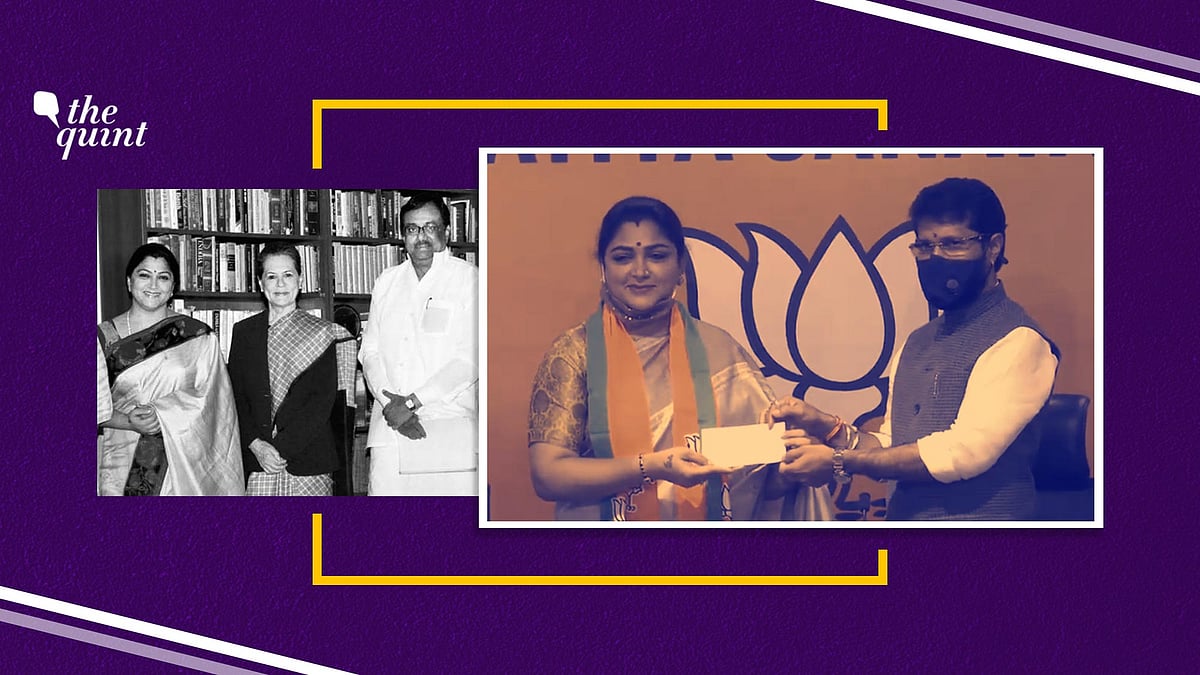 Khushbu Sundar joined the BJP today.