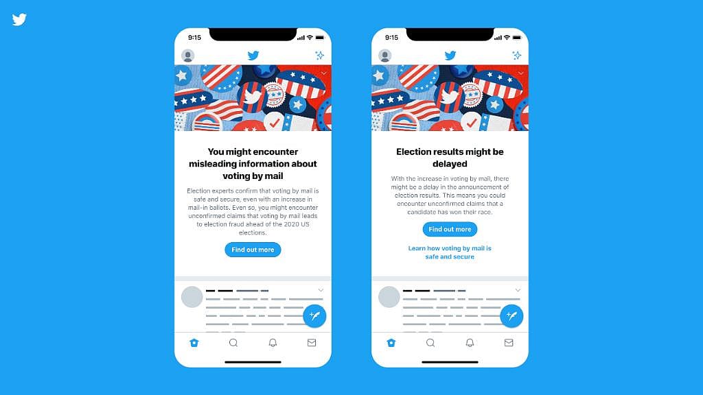 The warnings will be in banners that will be pinned to the top of users’ Twitter timelines in the US.