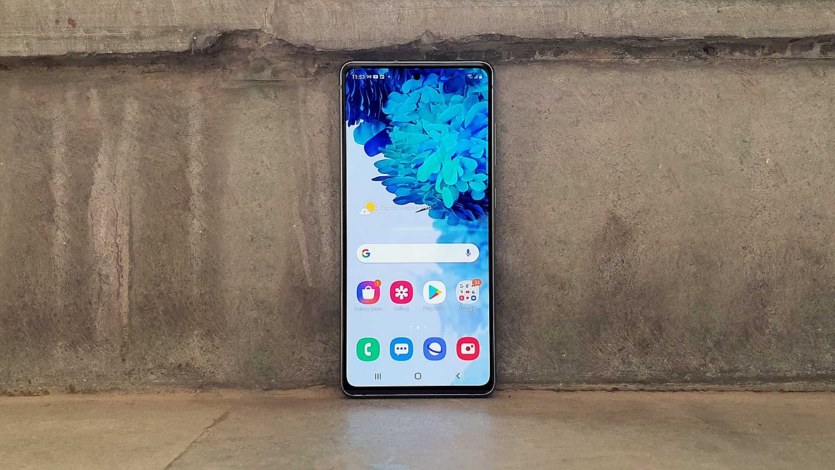 The Samsung Galaxy S20 FE.