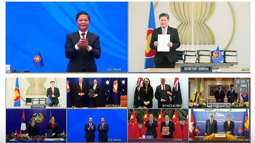Billed as the biggest trade deal, 15 member nations of RCEP account for 30 percent of global GDP.&nbsp;