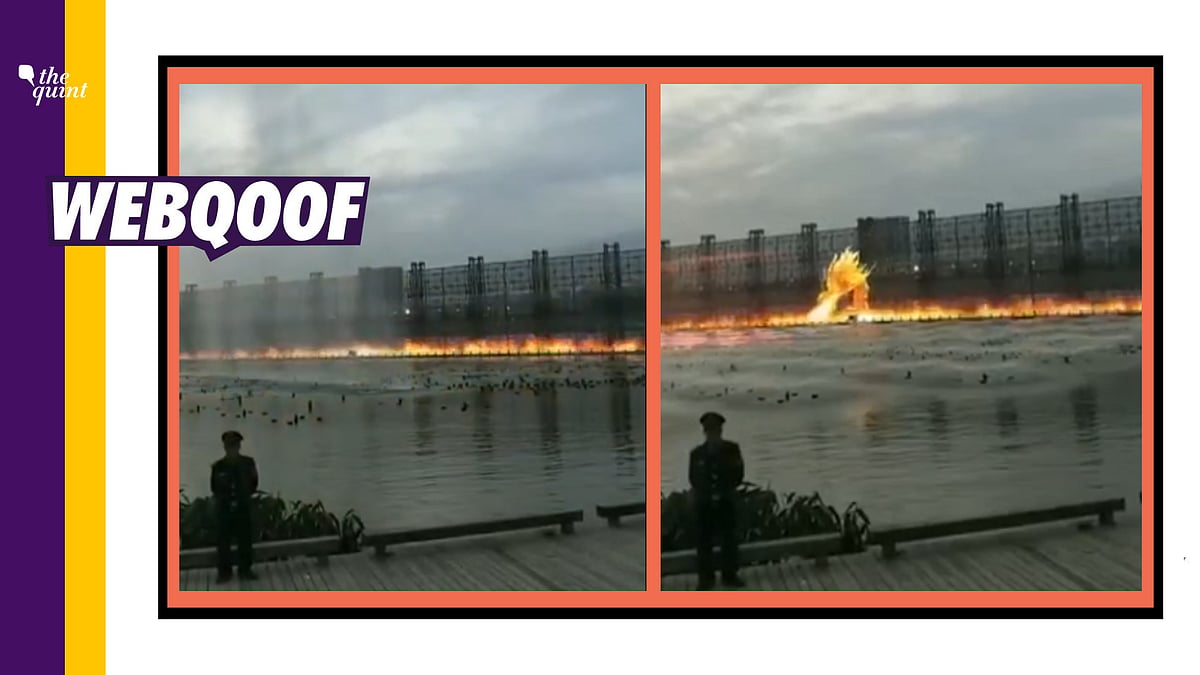 The video of a light show from China was shared with a false claim that it was from Jodhpur, Rajasthan.
